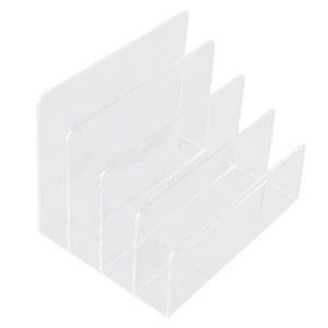 Acrylic Paper Sorter File Holder Home Office File Folder Holder - Picture 1 of 12