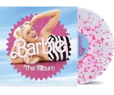 BARBIE THE ALBUM VINYL NEW LIMITED CLEAR PINK SPLATTER DUA LIPA Lizzo Minaj XCX - Image 1 of 2