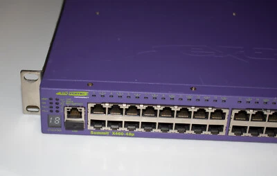 Summit X-460-48P L3 switch 48 ports PoE, 4xSFP factory reset tested 1-y warranty - Image 1 of 4