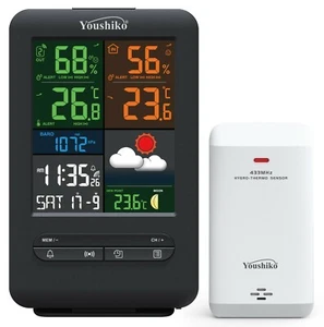 Weather Station with MSF Radio Control Clock ( UK Version ) indoor / outdoor - Picture 1 of 13