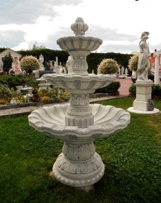 Gartenbrunnen, Statuen, Gartenfiguren, Springbrunnen, Steinguss, Gartendeko - Bild 1 von 4