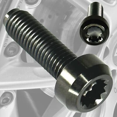 1x Vite Titanio M7x32 per Cerchi 3 Pezzi BBS RS RX Split Tuning Nero - Immagine 1 di 4