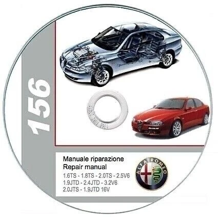 Alfa Romeo 156 (1997-2001) manuale officina su cd - Immagine 1 di 1