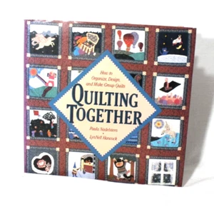 Quilting Together Hardback Book Paula Nadelstern Design Group HC- DJ -VG Vintage - Bild 1 von 6