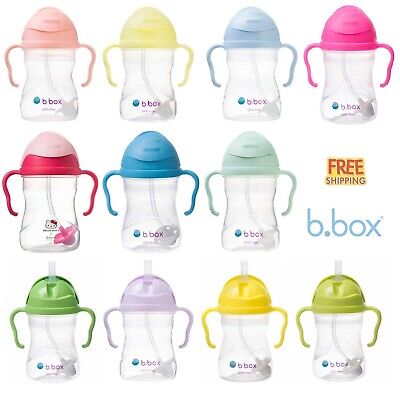 B.box Sippy Cup With Weighted Straw And Easy Grip Handles Mix Color • 20.59£