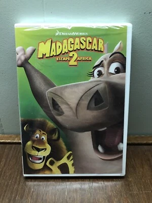 Madagascar Escape 2 Africa DVD New/Sealed Stiller Rock Jada Pinkett Smith PG Foto 1 de 3