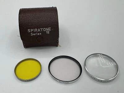 SPIRATONE SERIES VII CASE WITH 3 SPIRATONE LENS FILTERS - Image 1 of 2