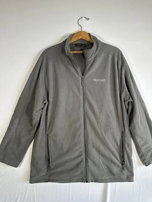 Marmot Men Sweater Extra Large XL Gray Full Zip Fleece Jacket Outdoors - Image 1 of 4