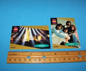 The Who Collectible Photo Cards - Super Stars Musicards Vintage 1991 - Picture 1 of 2