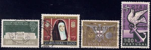 1958-60 Portugal SC# 836-846 - Institute for Tropical Medicine-4 Different-Used - Picture 1 of 2