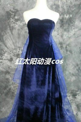 Vestido Princesa Anastasia Disfraz Azul Vestido Cosplay Disfraz Personalizable# Foto 1 de 4