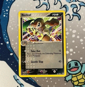 Nuzleaf 36/108 EX Power Keepers Pokemon Card 2007 LP - Picture 1 of 3