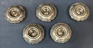 Five Sterling "Fisher" Bobeches - Picture 1 of 5