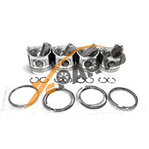 4 PCS Piston & Piston Ring Set For Caterpillar C2.2 C2.2T Diesel Engine - Picture 1 of 7