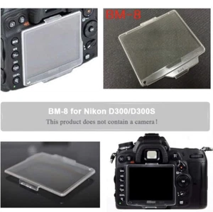 BM-8 Hard LCD Monitor Cover Screen Protector (1pc) for Nikon D300 D300S - Picture 1 of 2