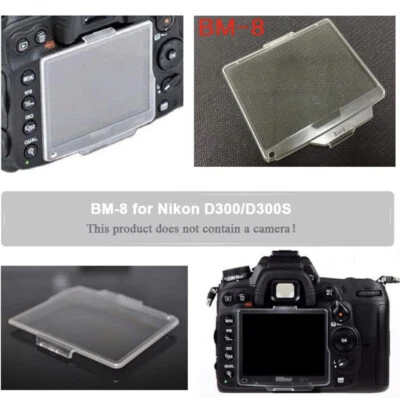 BM-8 Hard LCD Monitor Cover Screen Protector (1pc) for Nikon D300 D300S - Image 1 of 2