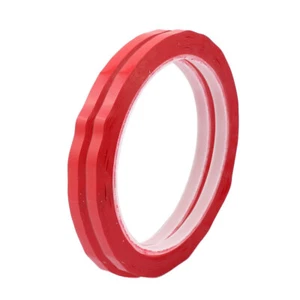 2Pcs 5mm x 50M Länge Rot Stark Selbstklebend Mylar Klebeband Einseitig Band - Picture 1 of 2