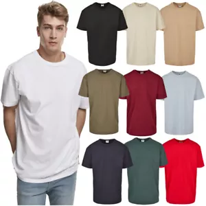 Urban Classics Organic Basic Tee Men T-Shirt Eco 100% Cotton Single Jersey - Picture 1 of 147