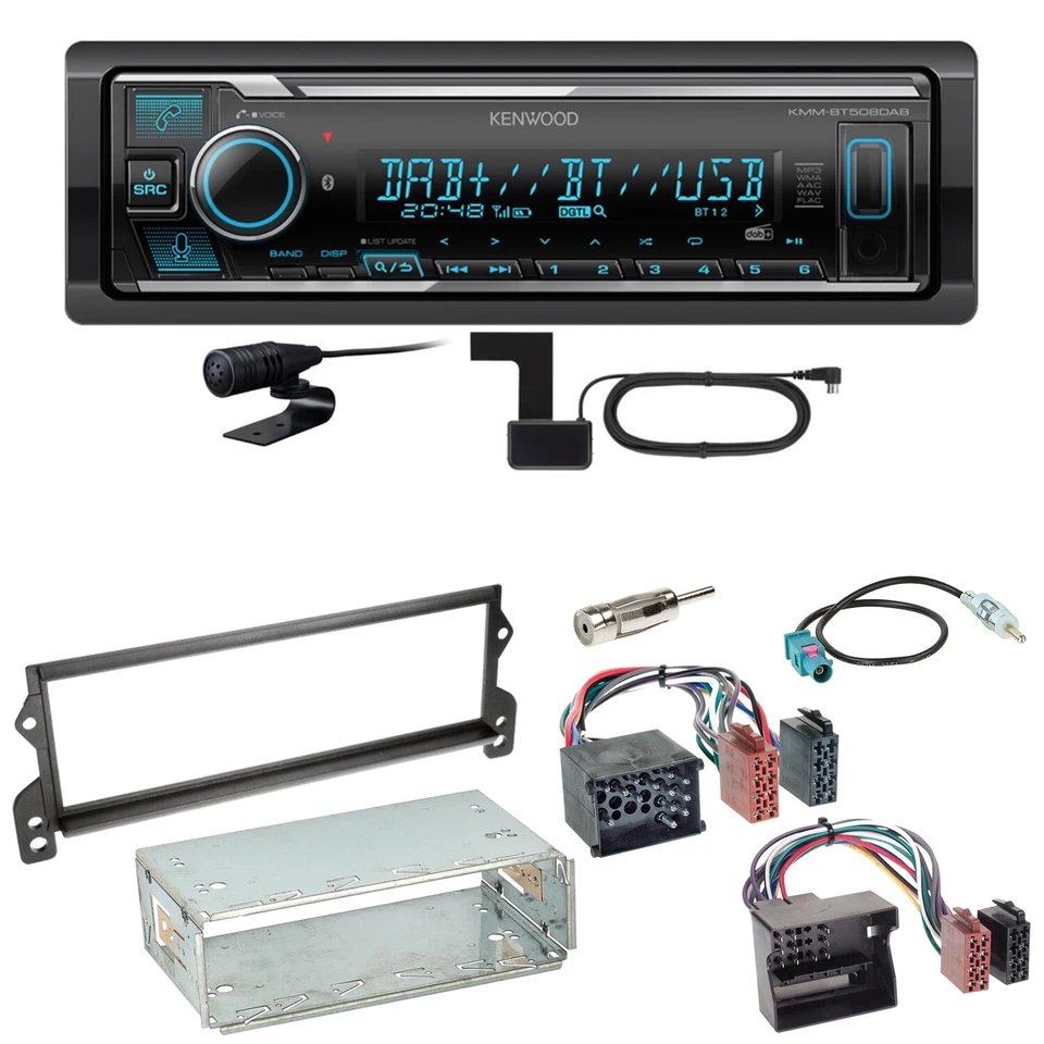 Kenwood KMM-BT508DAB Bluetooth Digitalradio Einbauset für MINI R50 R52 R53 - Bild 1 von 1