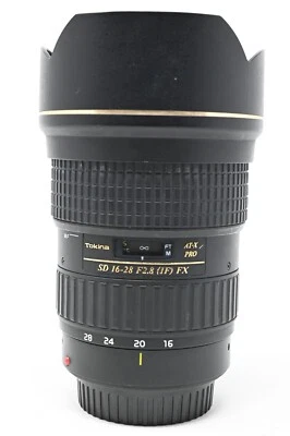Objetivo Tokina AT-X Pro SD 16-28 mm f/2,8 IF FX para Canon EF (#B19) Foto 1 de 4
