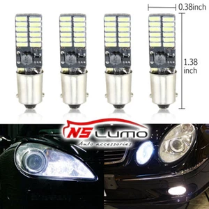 4x T11 BA9S 4014 24SMD LED Canbus Indication Bulbs Car Backup Reverse Side Light - Picture 1 of 7