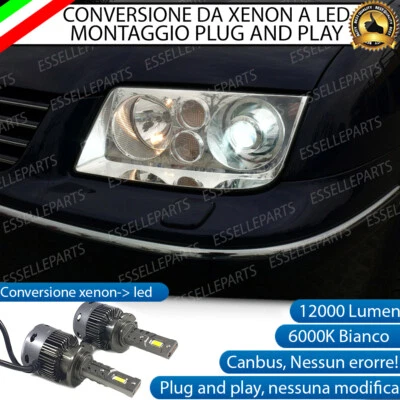 COPPIA LAMPADE D2S LED DA XENON A LED PER VW BORA DAL 2000 AL 2005 6000K CANBUS - Immagine 1 di 4