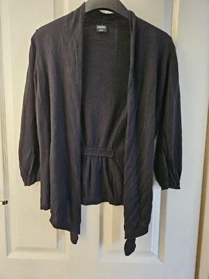 Black Oasis Lightweight Cardigan Size 10 - Image 1 of 4