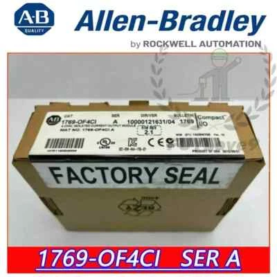 New Factory Sealed AB 1769-OF4CI /A CompactLogix 4-CH Current Module 1769OF4CI - Image 1 of 4