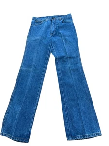 Wrangler Blue Regular Straight Jeans Mens Size 34 X 34 - Picture 1 of 7