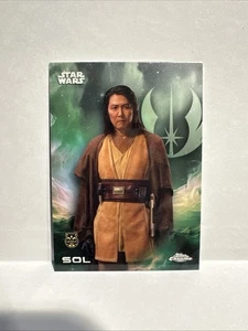 2025 TOPPS CHROME STAR WARS #171 SOL DEBUT BASE  - Picture 1 of 2