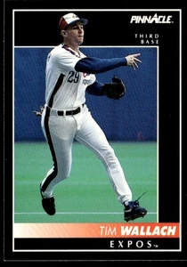 Pinnacle Tim Wallach Montreal Expos 1992 #161 - Imagen 1 de 2