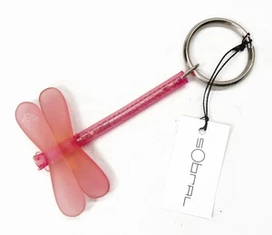 Sobral Brazil Rare Retired Dragonfly Artist Made Key Chain Ring - Picture 1 of 7