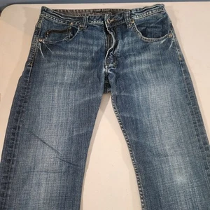Buffalo David Bitton Jeans Men’s 34x32 Blue Denim Lightweight  - Picture 1 of 19