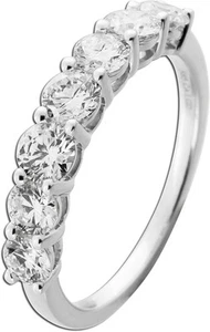 Brillant Memoire Ring 1.5ct Weißgold 585 14K Lab Grown Diamanten IGI - Bild 1 von 3