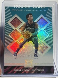 2018-19 Panini Status JALEN BRUNSON TEAL ROOKIE CARD REFRACTOR SP🔥HOT🔥KNICKS🏀 - Imagen 1 de 4