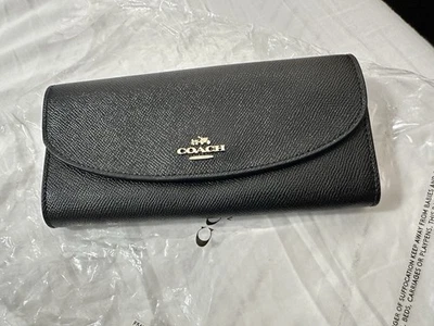 Coach Cross grain Leather Slim Envelope - Image 1 of 4