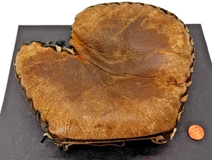 ANTIGUO GUANTE DE BÉISBOL DE CUERO PARA NIÑOS DERECHO - Imagen 1 de 4