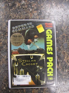 Radio Shack TRS-80 I-III Games Pack: Defense Command & Stellar Escort 16K Tapes - Bild 1 von 8