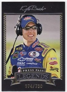 2005 Press Pass Legends Gold Parallel Card #33G #'ed/750 Kyle Busch - Picture 1 of 1