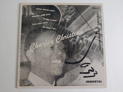 CHARLEY CHRISTIAN Jazz Immortal - ESOTERIC ESJ-1 - 10" Red Vinyl LP MONK  1949 - Image 1 of 4