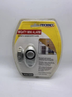 Techko Mighty Mini Alarm S080K Magnetic Sensor Entry Door Window Security NIB - Image 1 of 2