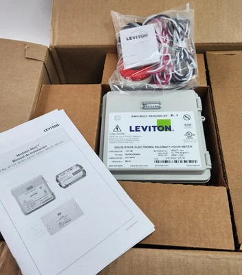 Leviton MO240-2SW MDNCT-2 6S201-D02 200-Amp Mini Meter Brand New - Image 1 of 4