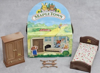 Maple Town Bedroom Set Bandai Vintage - Immagine 1 di 4