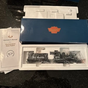 Broadway Limited 901 On30 D&RGW C-16 2-8-0 Black Steam Loco #278 Corea Nuovo - Foto 1 di 14