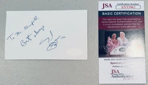 Fred Savage Signed Autographed 3x5 Card JSA Cert The Wonder Years Princess Bride - Picture 1 of 1