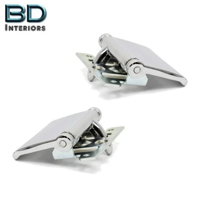 Manijas de puerta interiores cromadas camioneta Ford 1968 a 1972, conductor y pasajero Bronco Foto 1 de 4