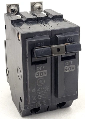 Disyuntor THHQB2140 GE 40 Amp 240 Voltios 22kA - Opción al día siguiente Foto 1 de 4