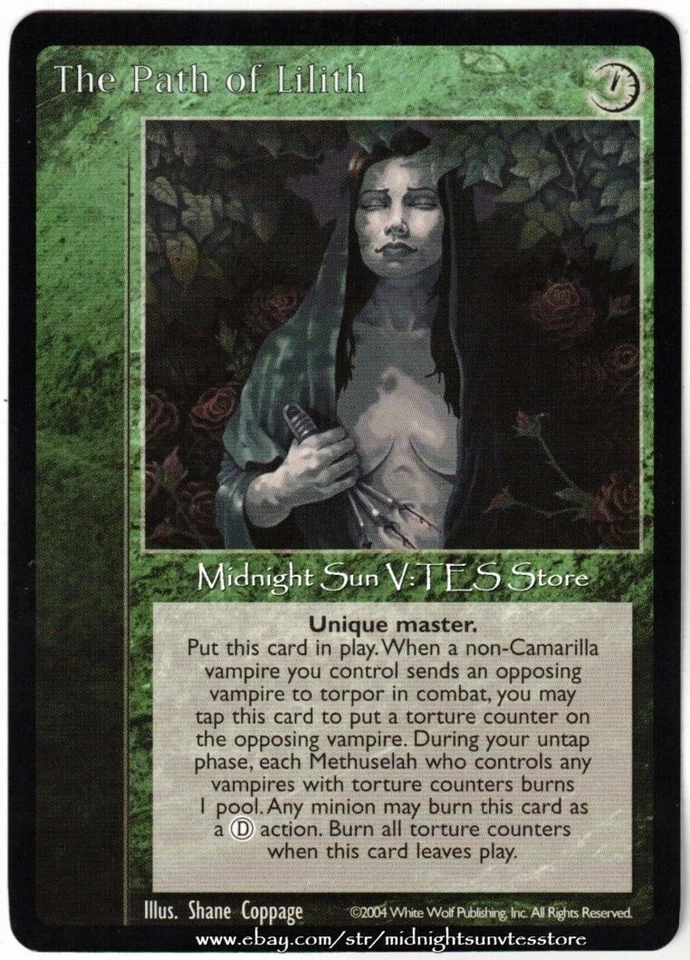 The Path of Lilith Gehenna V:TES VTES Vampire CCG - Image 1 of 1