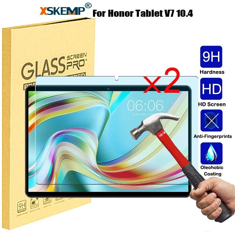2Pcs For HUAWEI HONOR Pad V7 10.4 KRJ2-W09 Screen Protector Guard Tempered Glass - Image 1 of 4