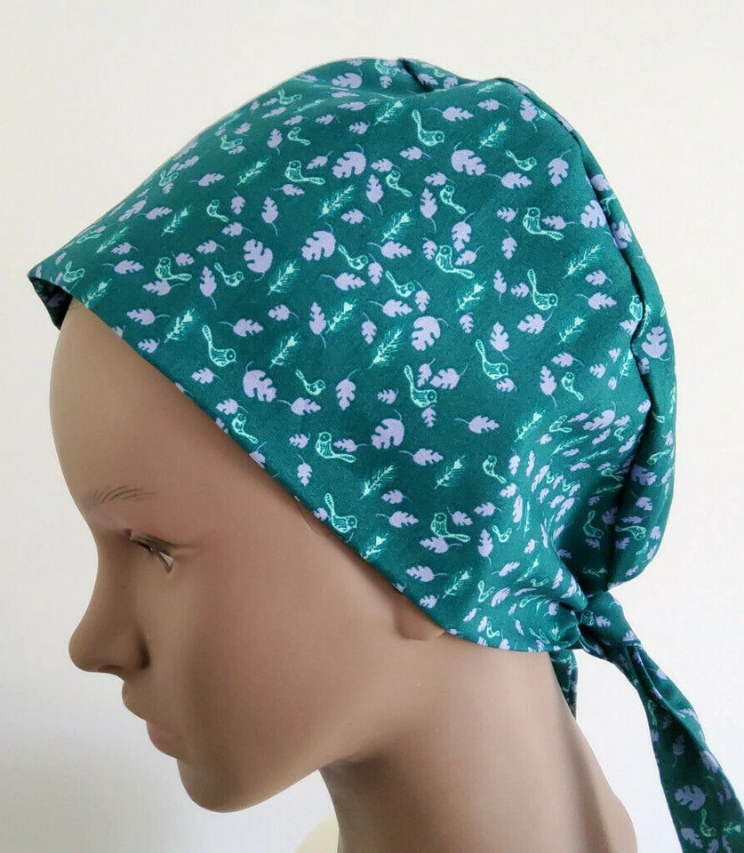 OP Haube Chemo Kopfbedeckung - Arztpraxis Tierarzt NEU HandmadeMiamo - Bild 1 von 1